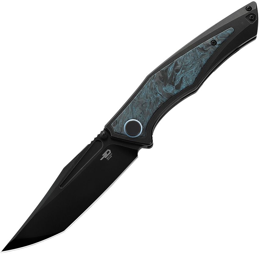 BESTECH KNIVES Togatta Blue CF/BW