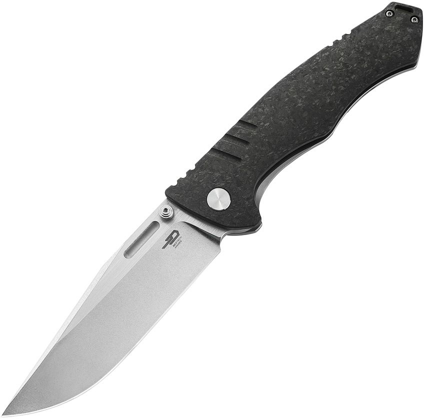 BESTECH KNIVES Keen II Marble CF/Satin