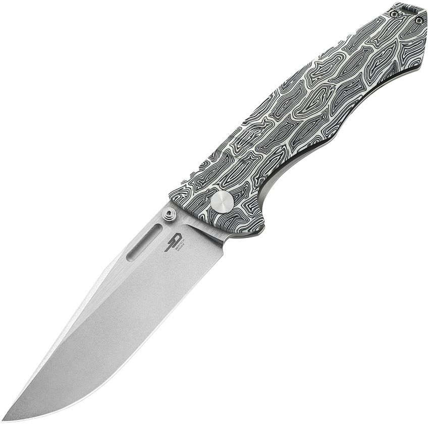 BESTECH KNIVES Keen II Black,White G-10/Satin