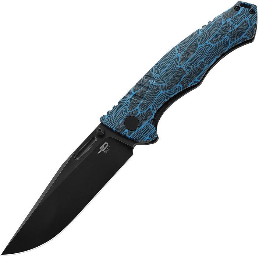 BESTECH KNIVES Keen II Black,Blue G-10/BW