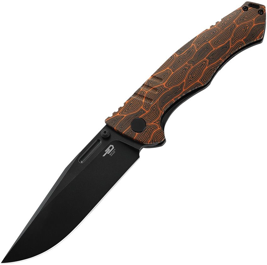 BESTECH KNIVES Keen II Black,Orange G-10/BW