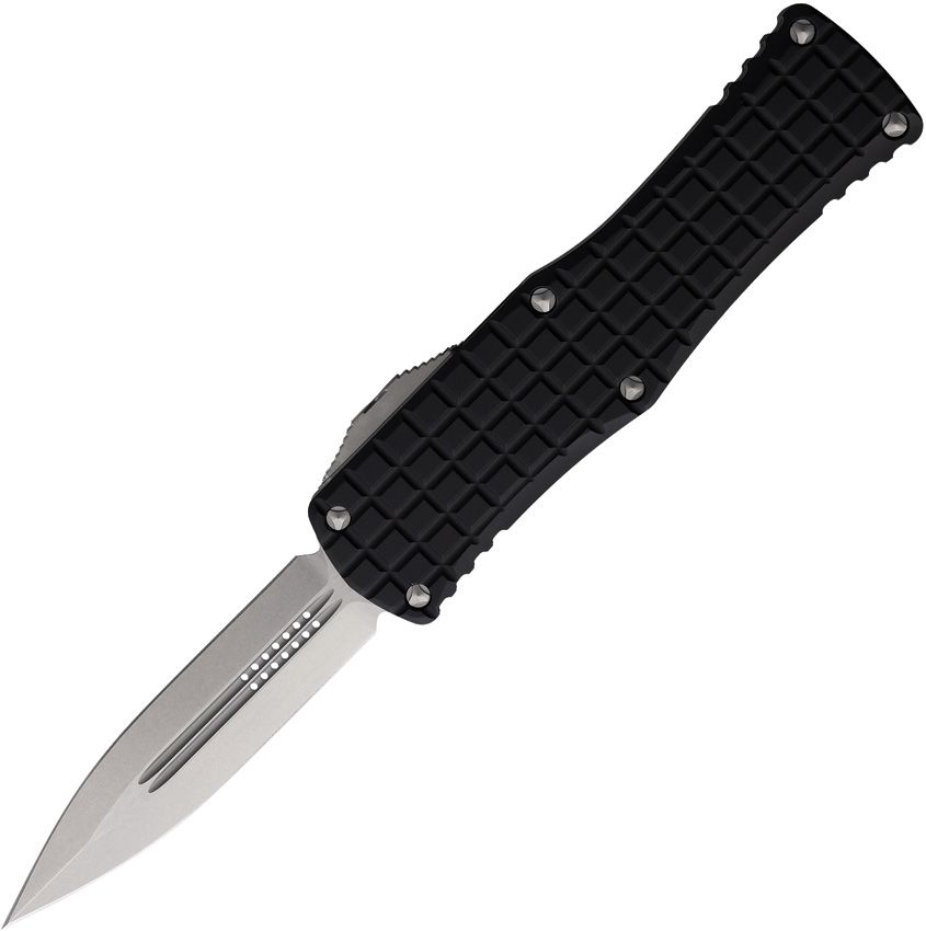 MICROTECH Hera D/E OTF Black Fragment G-10/SW