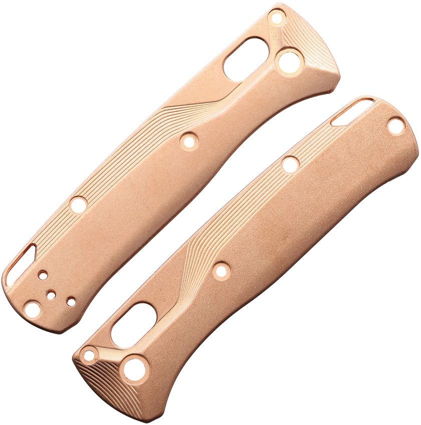 FLYTANIUM Benchmade Mini Bugout Crossfade Scales Copper