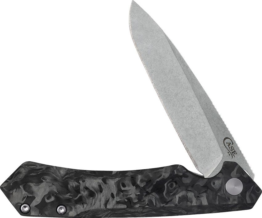 CASE CUTLERY Kinuza DropPoint Marble CF/SW