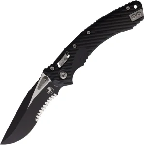 MICROTECH Amprhibian S/E Ram-Lok Black Aluminium/TwoTone Serrated