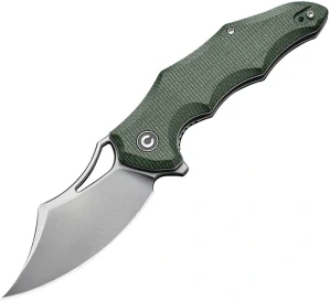 CIVIVI Chiro Satin/Green Micarta