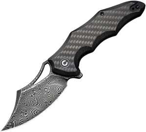 CIVIVI Chiro Damascus/Black G-10,CF
