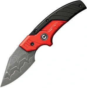 CIVIVI Typhoeus Adjustable Fixed Damascus/Black,Red Aluminium