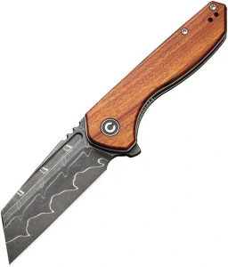 CIVIVI ExOne Damascus/Guibourtia wood
