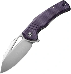 CIVIVI BullTusk Satin/Purple Micarta