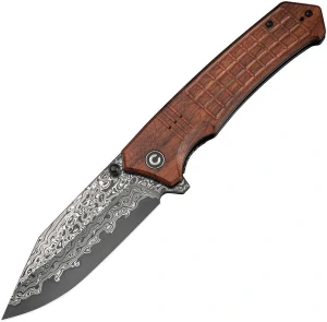 CIVIVI Tacticorix Damascus/Guibourtia wood