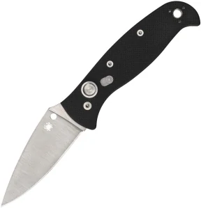 SPYDERCO Auto Autonomy Black G-10/Satin