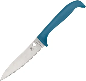 SPYDERCO Counter Puppy Blue Serrated 3,5"