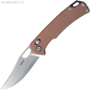 SRM KNIVES Retriver 9203-MN2 Brown Micarta/Laminated 140Cr