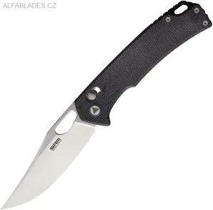 SRM KNIVES Retriver 9203-MB Black Micarta/10Cr15CoMoV