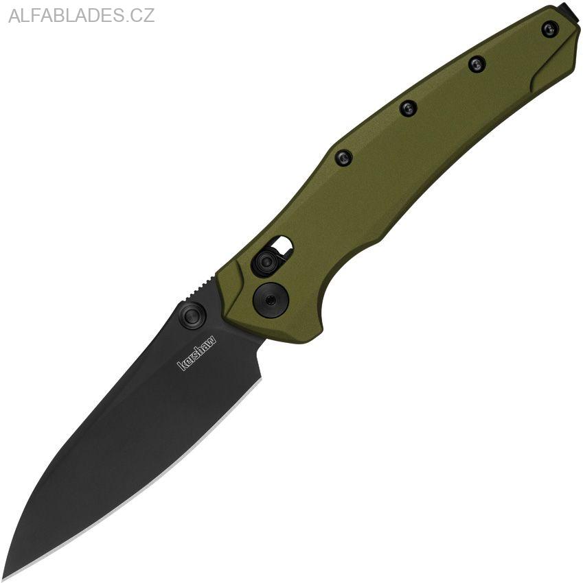 KERSHAW Bareknuckle Olive Aluminium/Black PVD