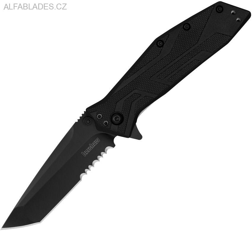 KERSHAW Brawler Black GFN/Black Serrated