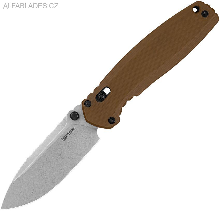 KERSHAW Broadside Brown G-10/SW