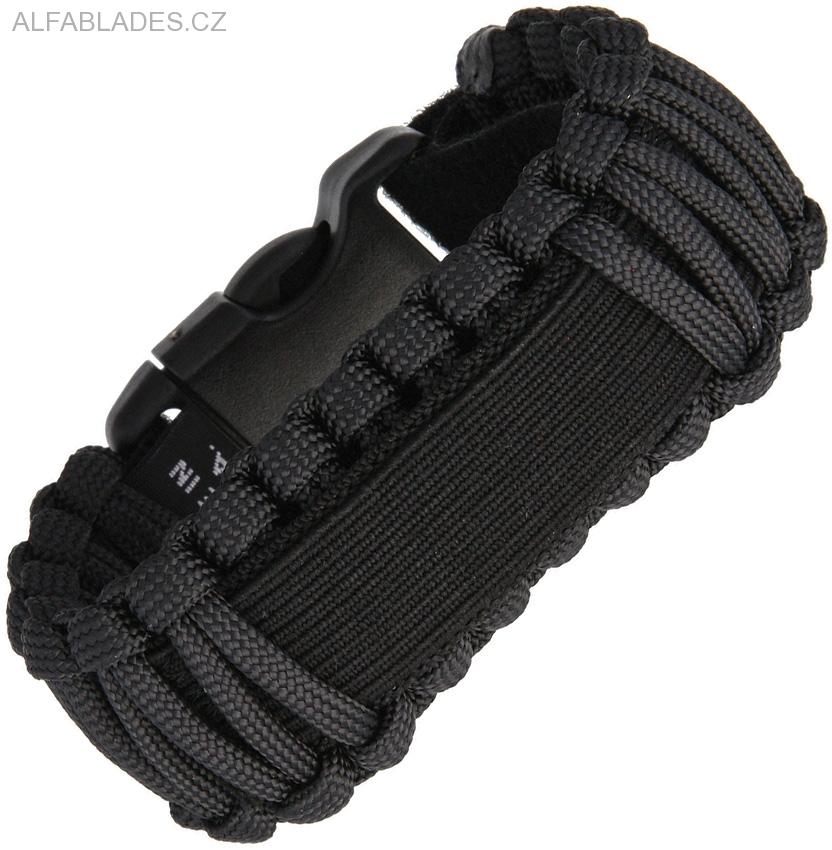 SURVCO TACTICAL Paracord Watch Band Black