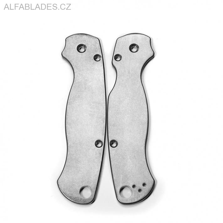 FLYTANIUM Spyderco Paramilitary 2 Scales Titanium