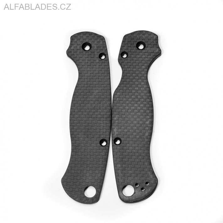 FLYTANIUM Spyderco Paramilitary 2 Scales Carbon Fiber