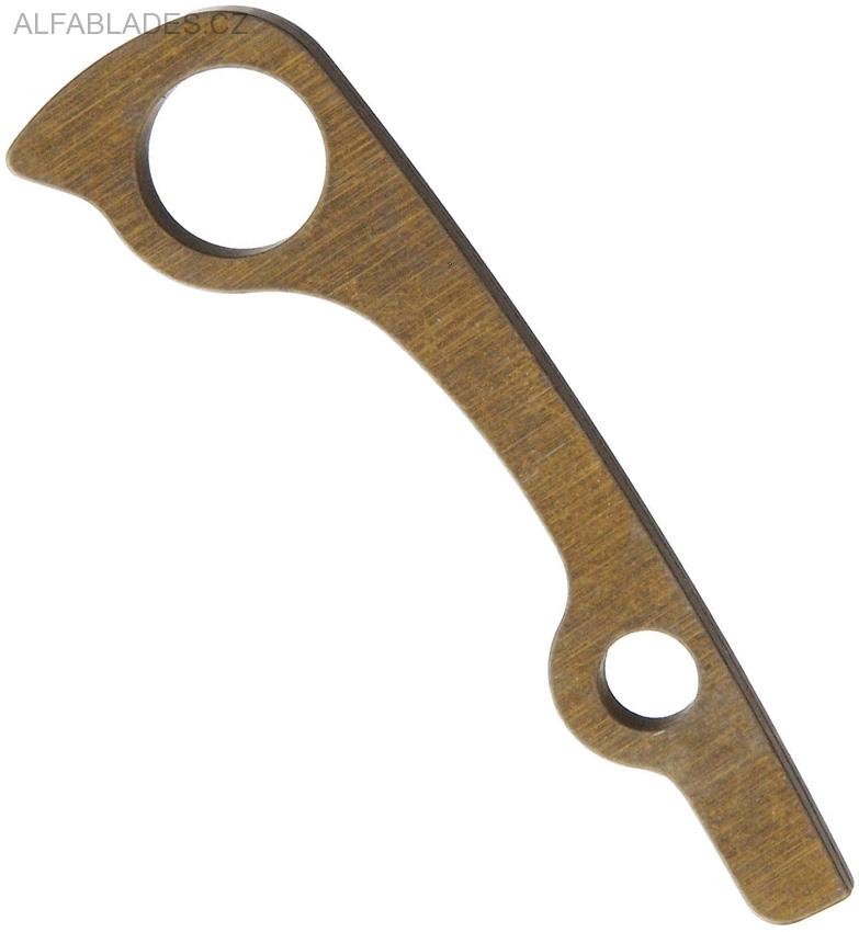 FLYTANIUM Spyderco Paramilitary 2 Backspacer Ti Bronze