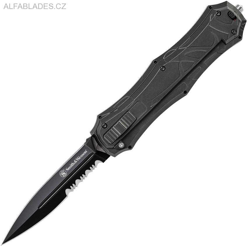 SMITH & WESSON Finger Actuator SpearPoint Serrated 