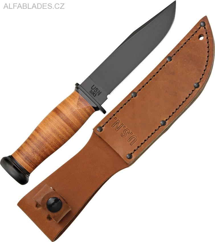KA-BAR Mark I Leather Handle