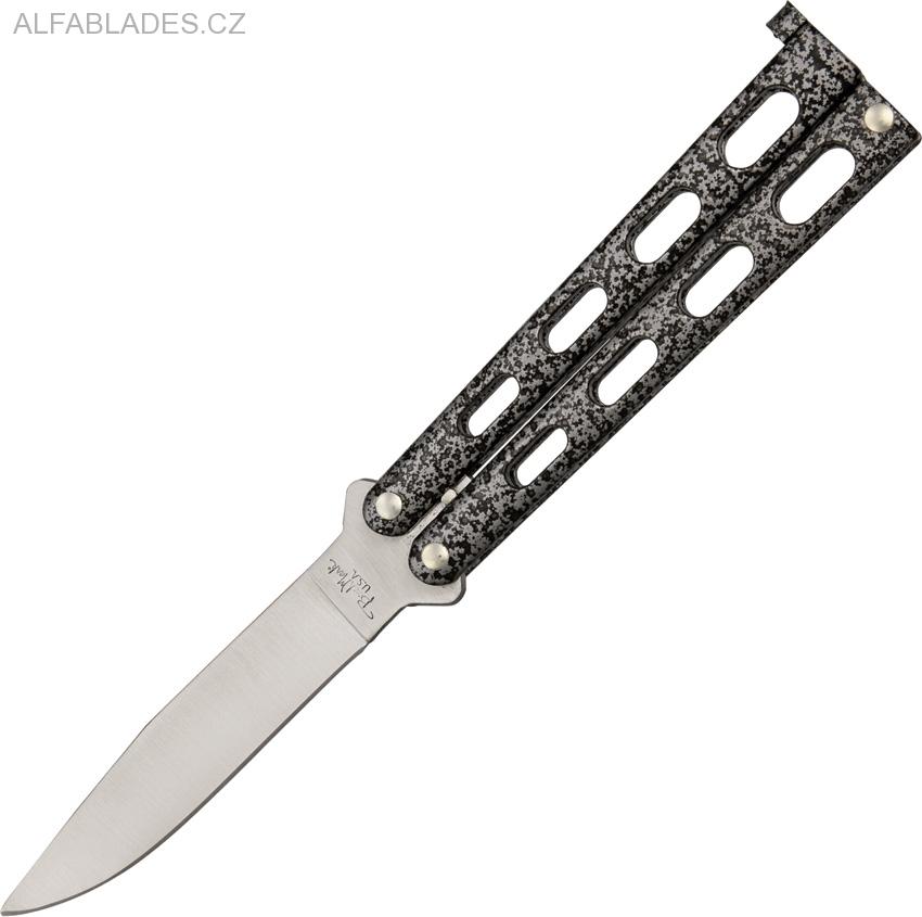 BENCHMARK Balisong DropPoint Silver/Black