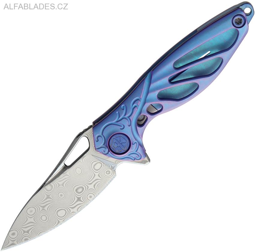 RIKE KNIFE Mini Humminbird Blue