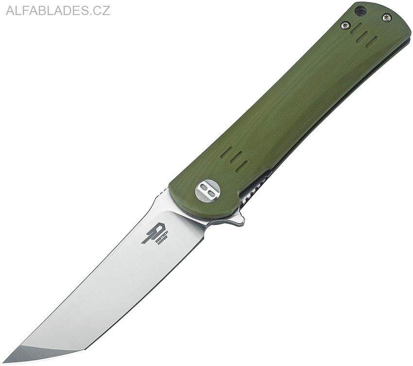 BESTECH KNIVES Kendo Satin/OD Green