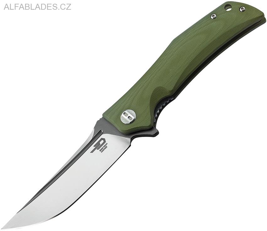 BESTECH KNIVES Scimitar TwoTone/OD Green