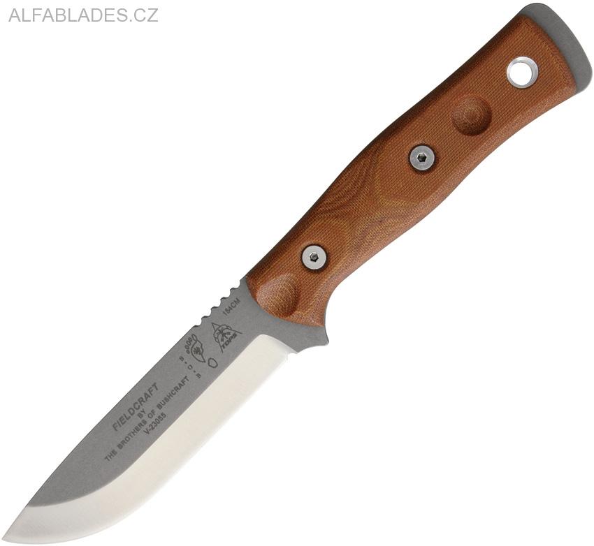 TOPS Fieldcraft 154CM Canvas Micarta Tan