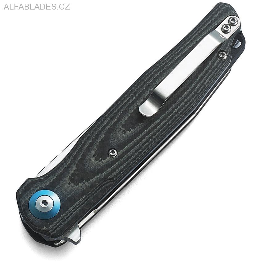 BESTECH KNIVES Ascot CF,Beige G-10/Satin