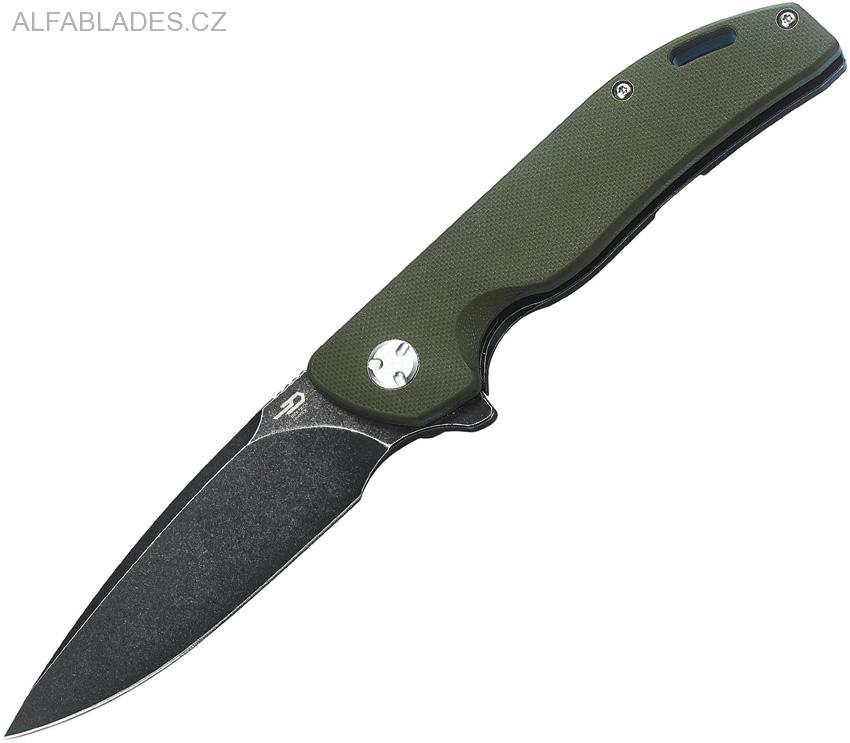 BESTECH KNIVES Bison BW/Green 