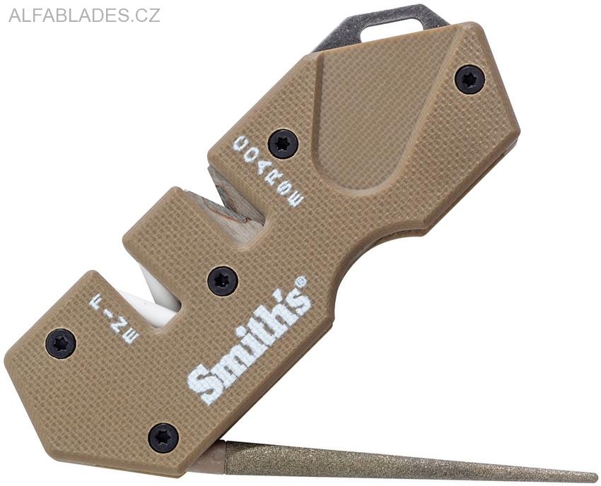 SMITH'S SHARPENERS PP1-Mini Tactical Knife Sharpener (Tan)