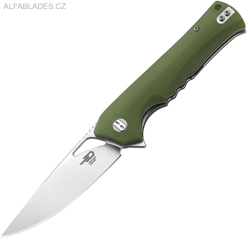 BESTECH KNIVES Muskie Satin/Green