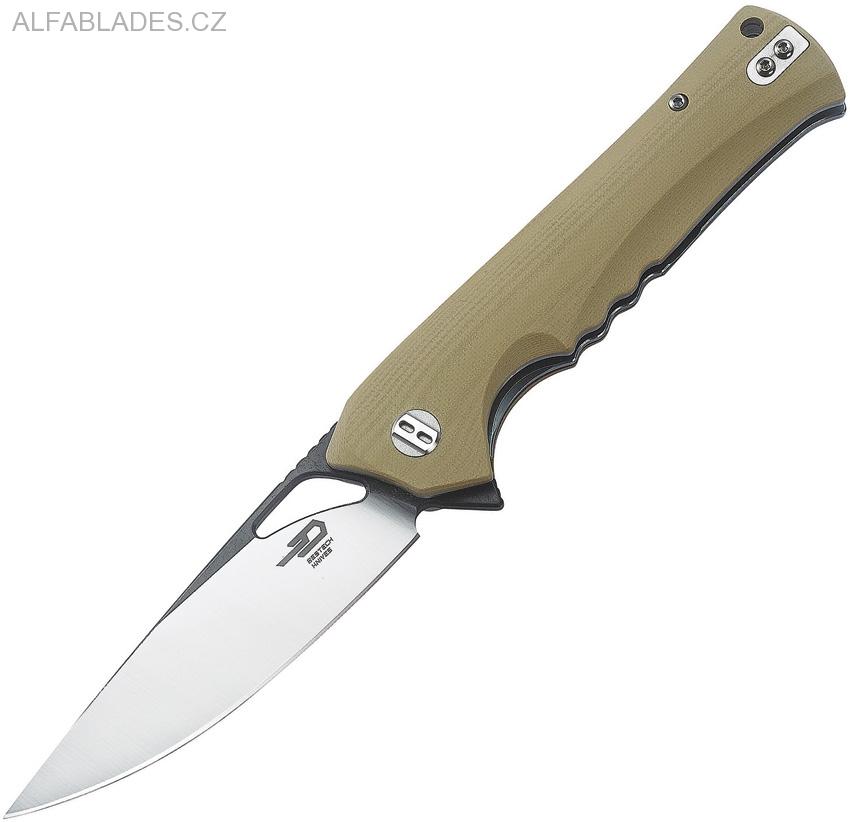 BESTECH KNIVES Muskie TwoTone/Beige 