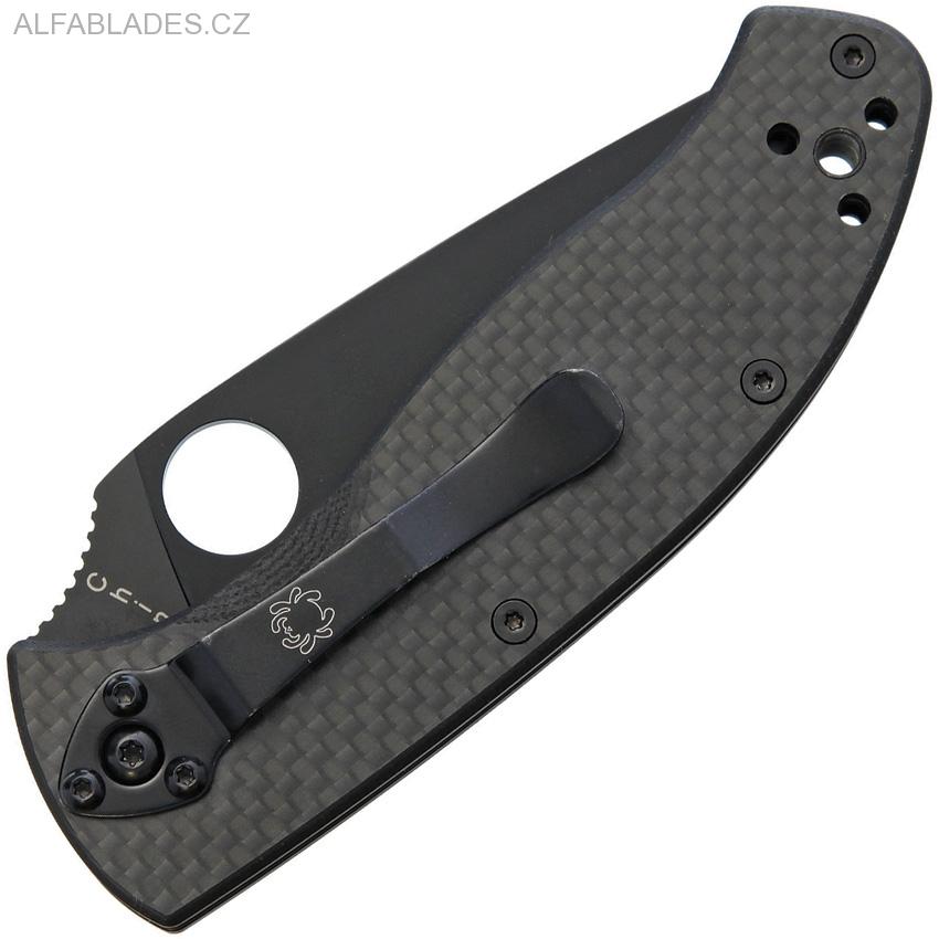 SPYDERCO Tenacious  CF Black