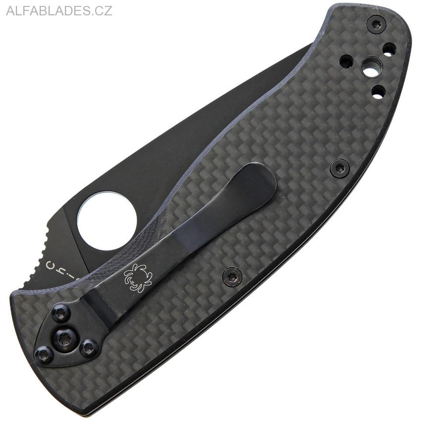 SPYDERCO Tenacious  CF Black Serrated