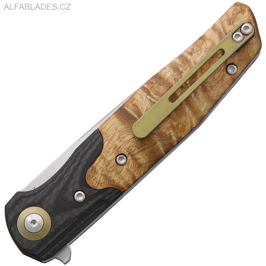 BESTECH KNIVES Ascot Wood,G-10/Satin 
