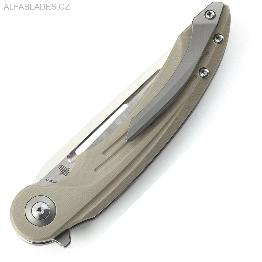 BESTECH KNIVES Irida G-10 Beige