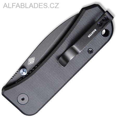 WE KNIFE 2004B Banter BW/Black G-10