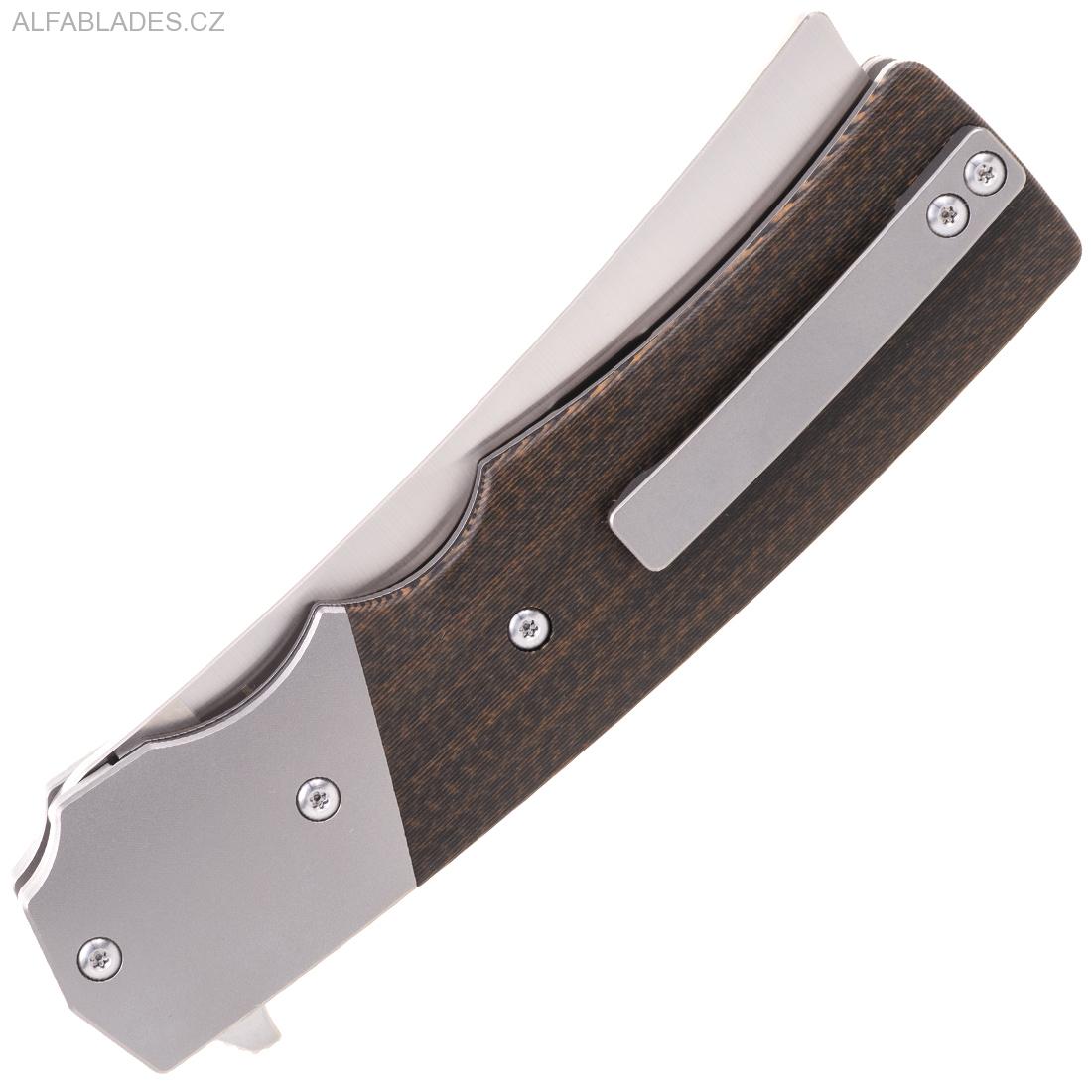 BESTECH KNIVES Spanish Tip Black/Orange CF