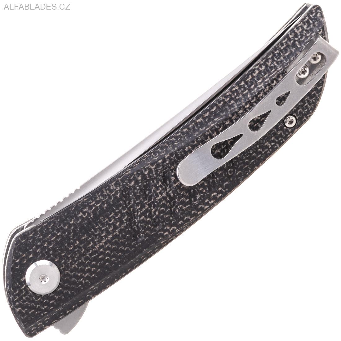 BESTECH KNIVES Swift Black Micarta/Satin