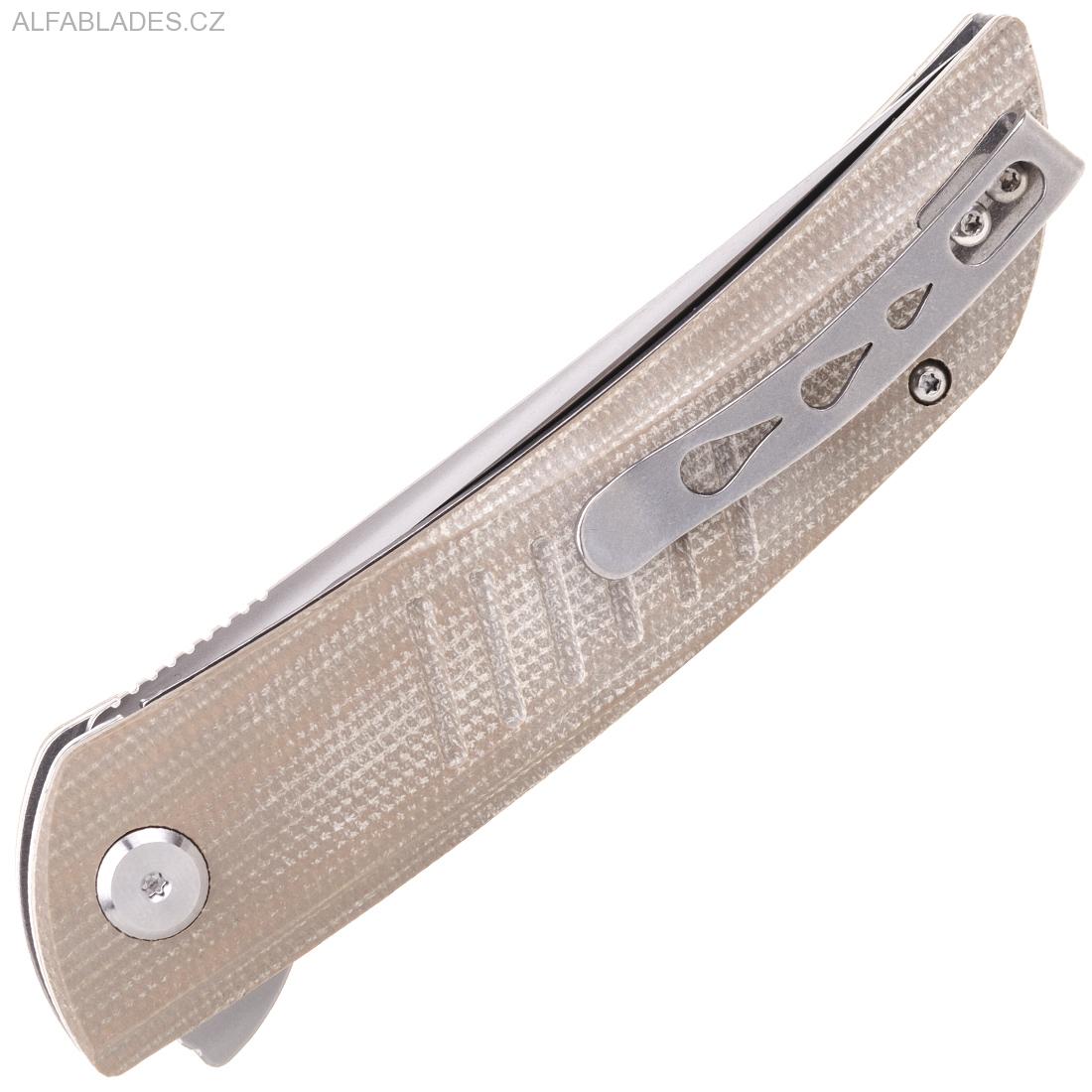 BESTECH KNIVES Swift Beige Micarta/Satin