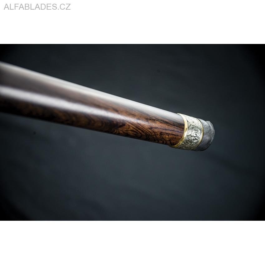 DRAGON KING Octopus Sword Cane Damascus