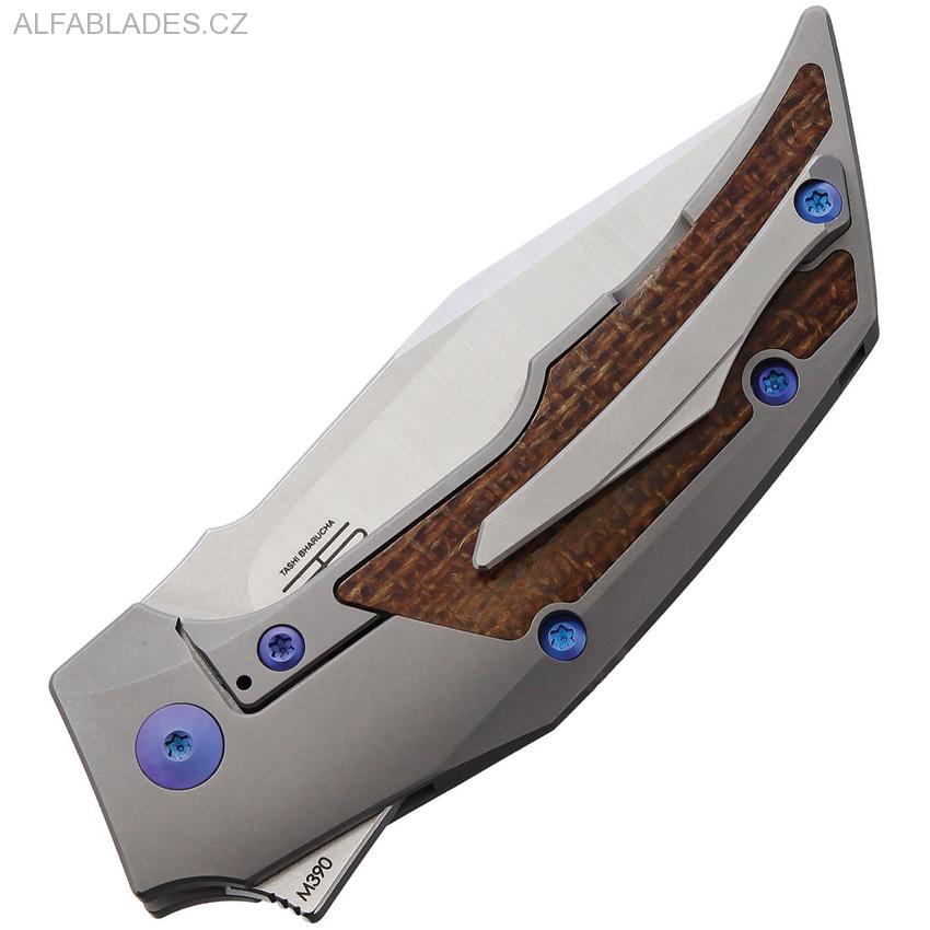 REATE T3000 Micarta Blue