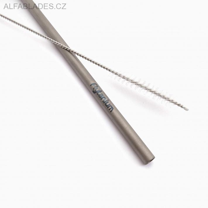 FLYTANIUM Proboscis Titanium Straw