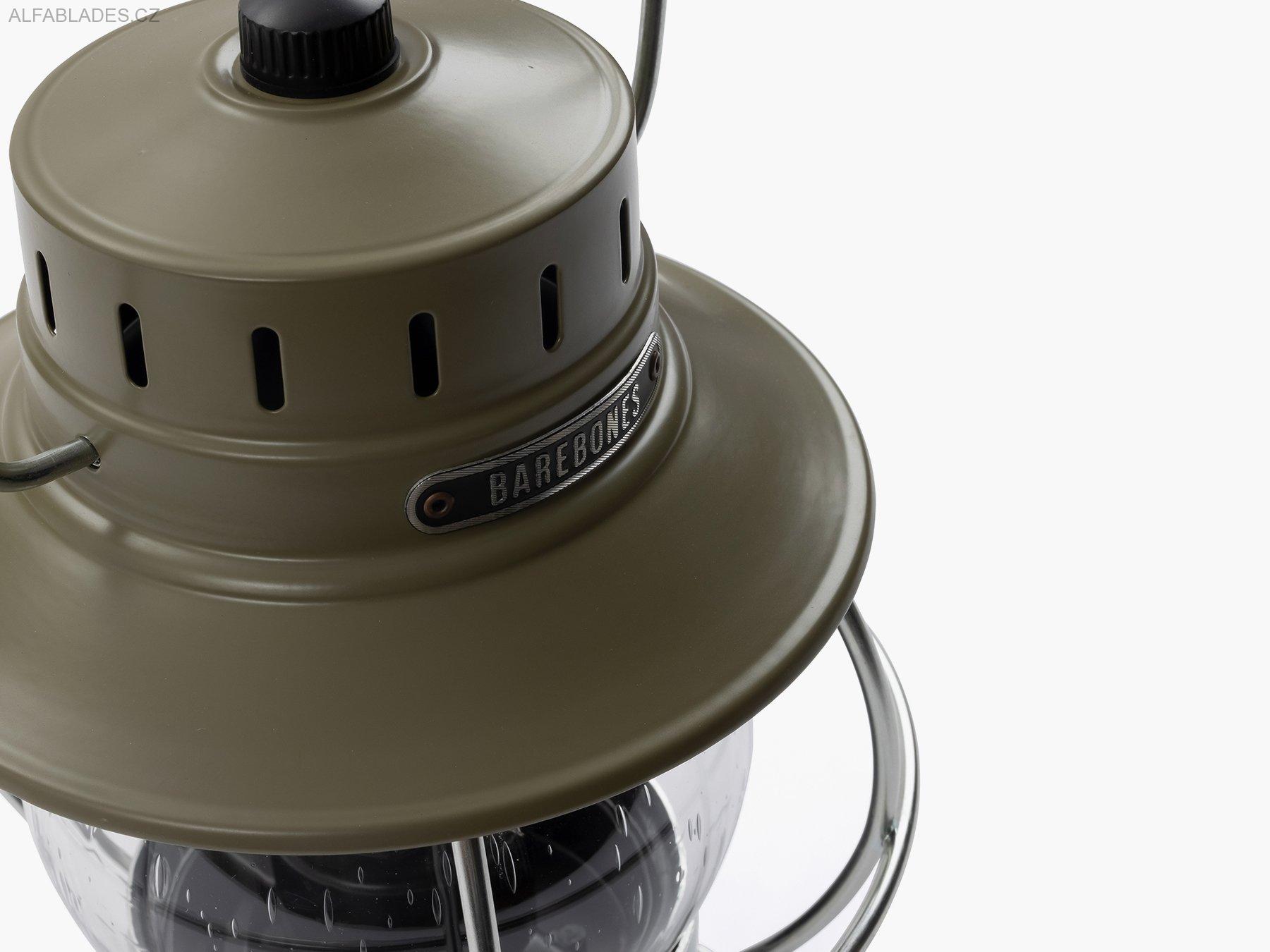 BAREBONES LIVING Railroad Lantern OD Green